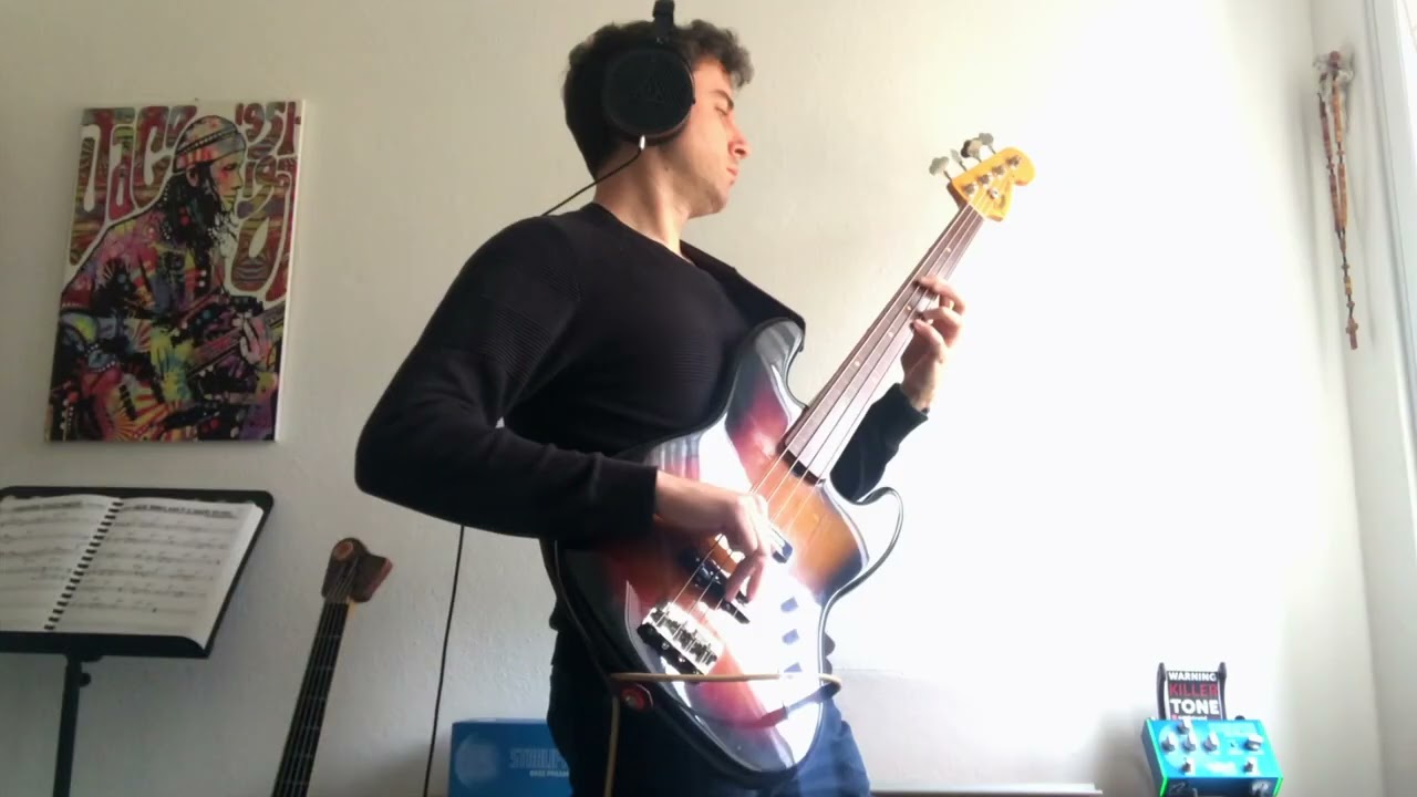 Four Finger Picking For Bass Guitar Exercise