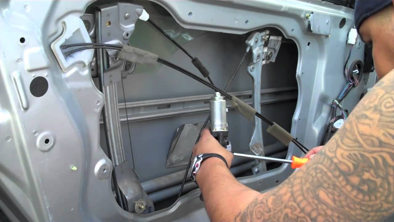 DIY: Replace Infiniti G35 coupe window motor Part-2