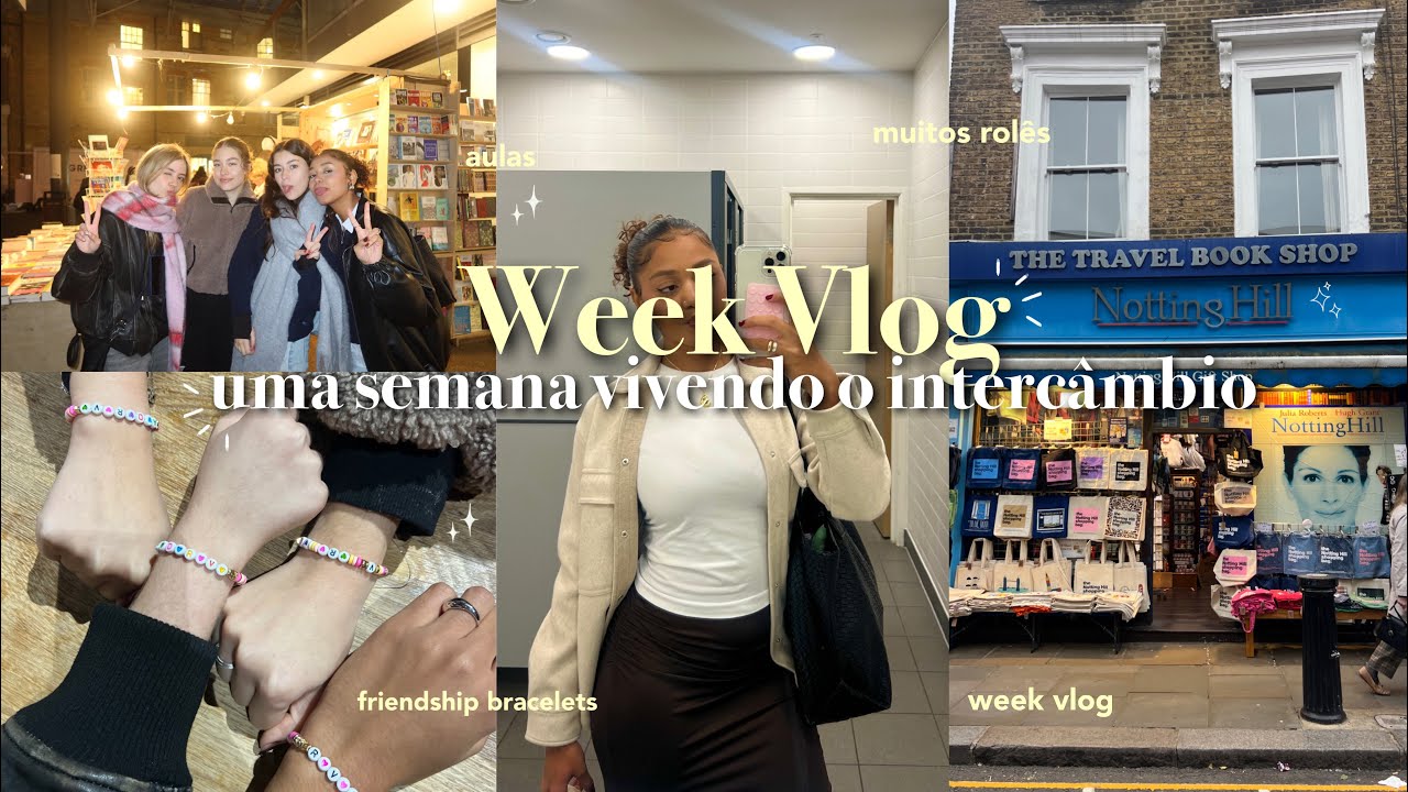 WEEK VLOG *uma semana vivendo o intercâmbio* | muitos roles, aulas & mais