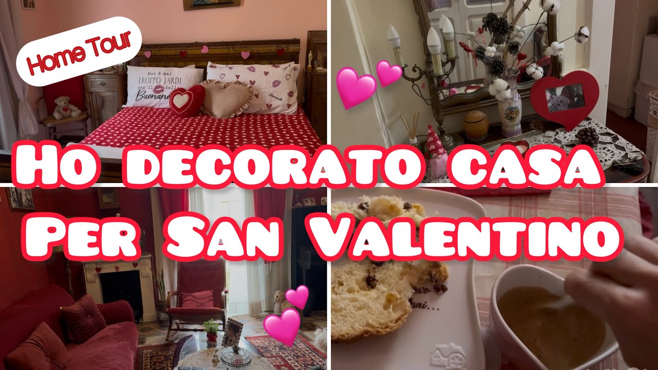 ❤️Ho decorato casa per San Valentino! Home tour!❤️ #homedecor #sanvalentin #hometour #pepco #puppy