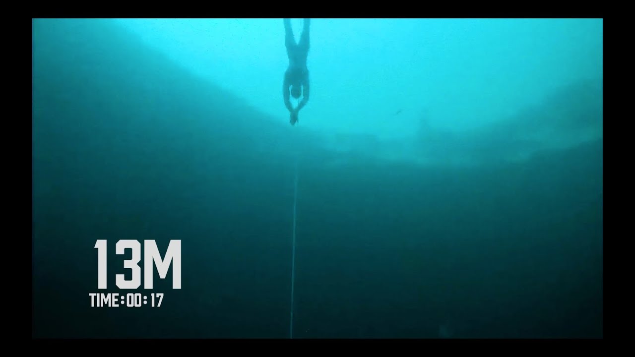 Steinlager CNF World Record Freedive 102m