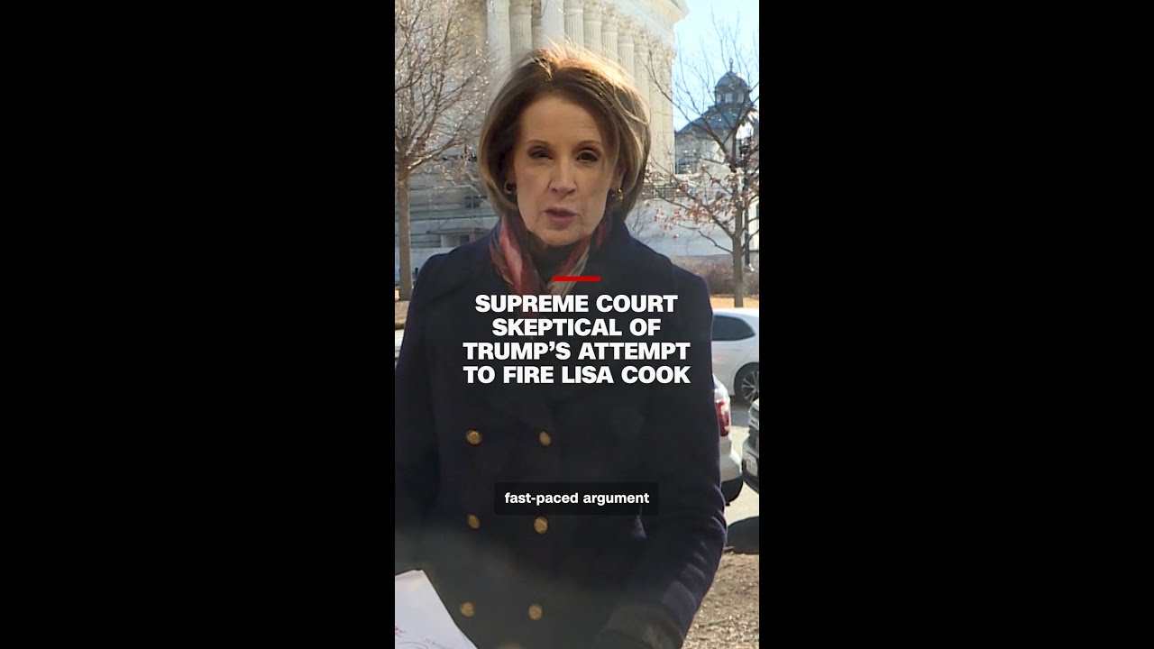 Supreme Court skeptical of Trump&rsquo;s attempt to fire Lisa Cook