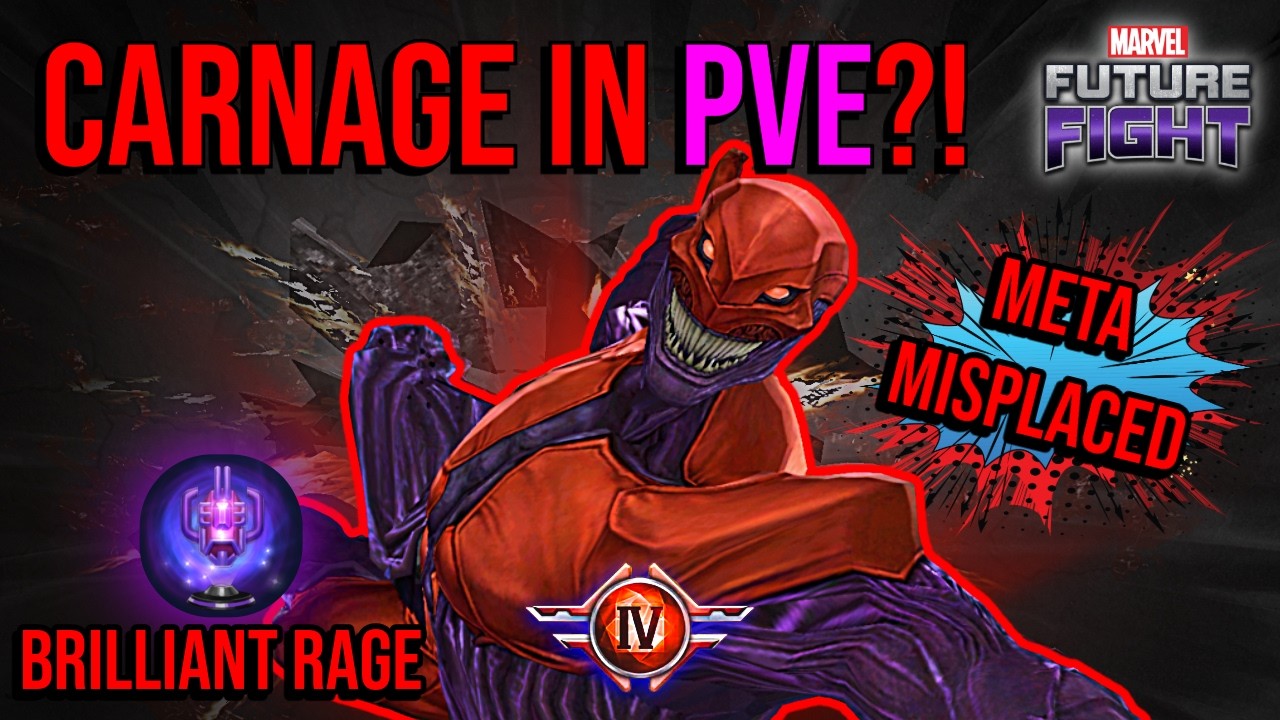 I Put a Brilliant Rage on Carnage… This Was a Mistake 💀 | Meta Misplaced | Marvel Future Fight