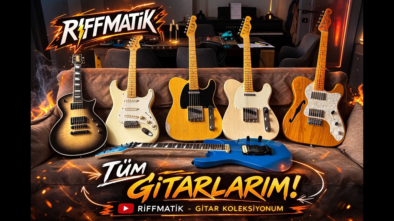 Fender Custom Shop, ESP E-II, Ibanez RG | Gitar Koleksiyonum