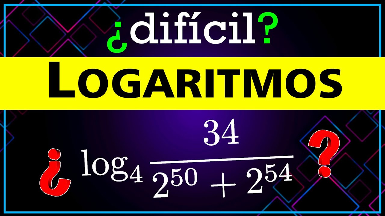 🔝 ¿Sabrías resolver este ejercicio 🔥 DIFÍCIL 🔥 de Logaritmos?