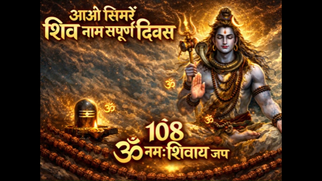 108 om namah shivay जाप|ॐ नमः शिवाय|मन को शांति दें|शिव धुन|relaxing your mind|