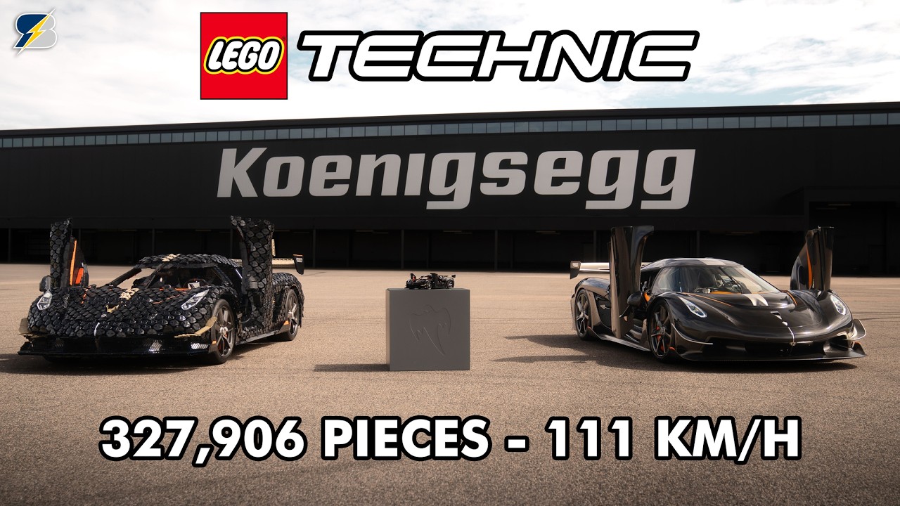 How LEGO Built a Life-Size 111 km/h Technic Koenigsegg from 327,906 Pieces