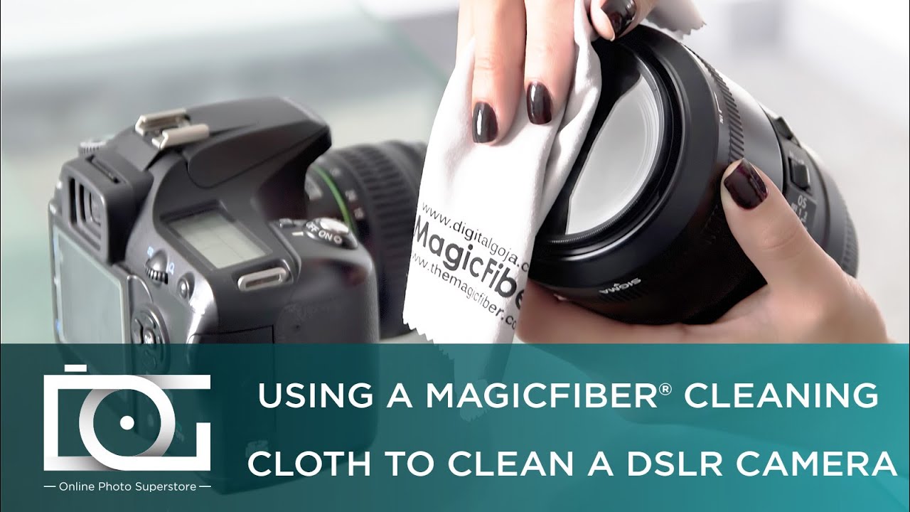 CAMERA CLEANING TUTORIAL | How to Clean a Camera Using a Microfiber Cleaning Cloth | By MagicFiber®