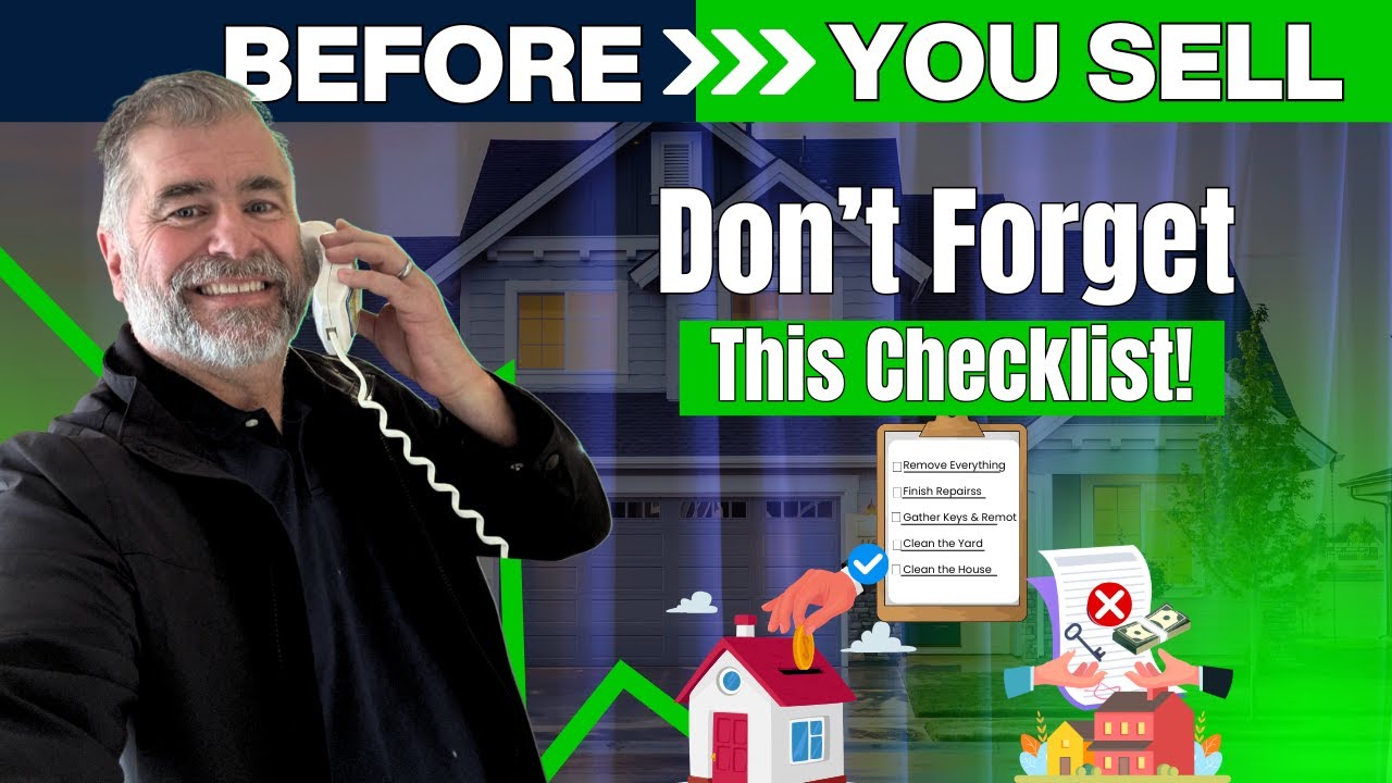 Sellers Pre - Closing Checklist ✅