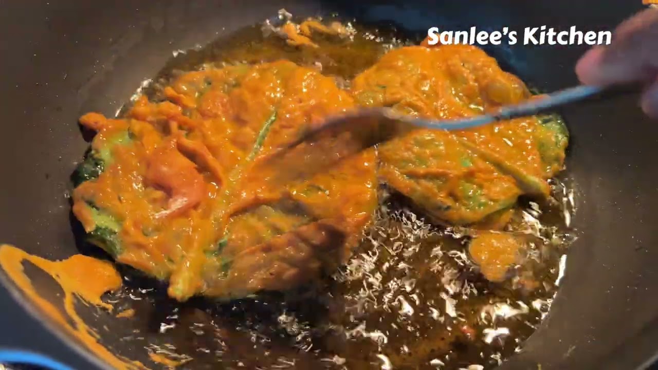 My creativity Malabar Spinach (Vali Cheera basala) Fritters 