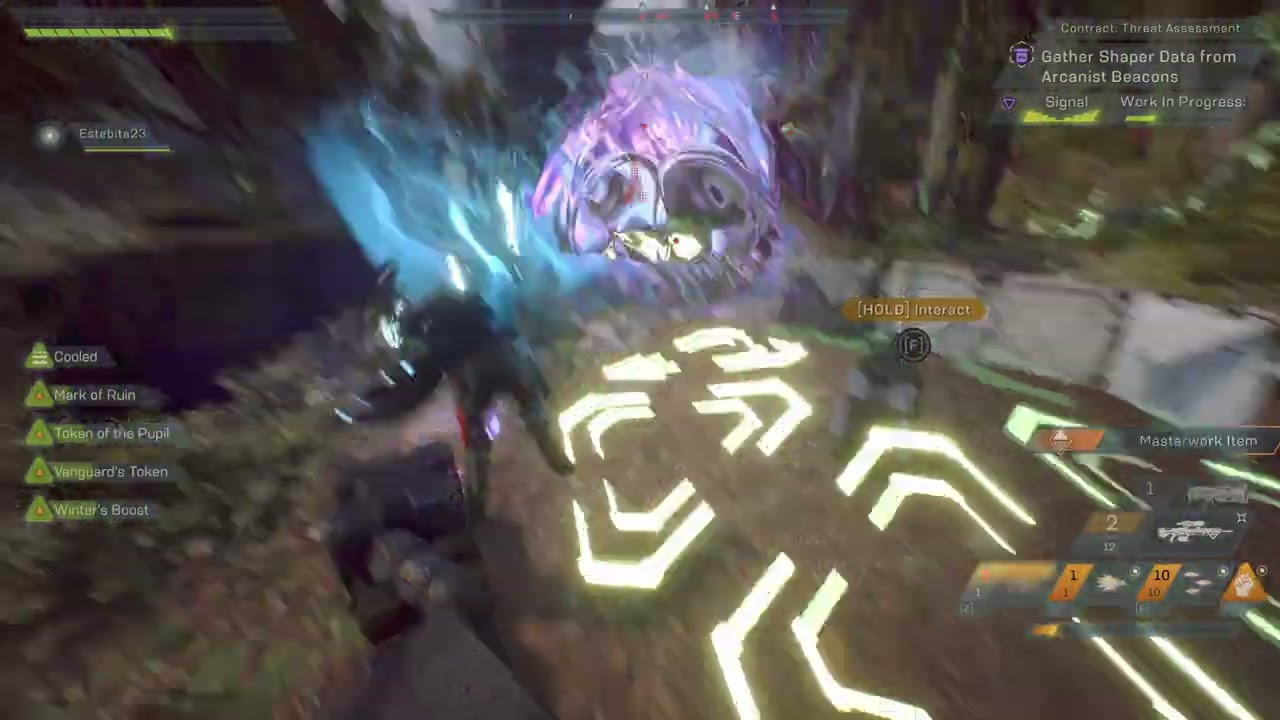 Anthem 8K HDR Masterwork Storm Legendary Ranger Contract Threat Assessment Grand Master 3 difficulty