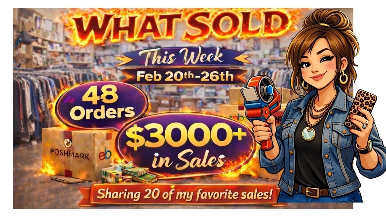 What SOLD This Week! Feb 20th-26th! 48 Orders for over $3000 in Sales!