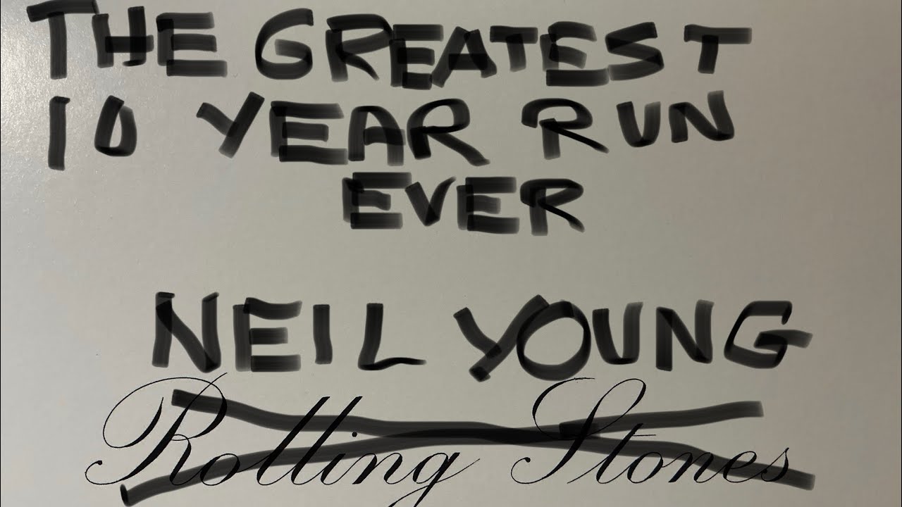 Величайший десятилетний период в истории... Нил Янг #винил #обзоры #рейтинг