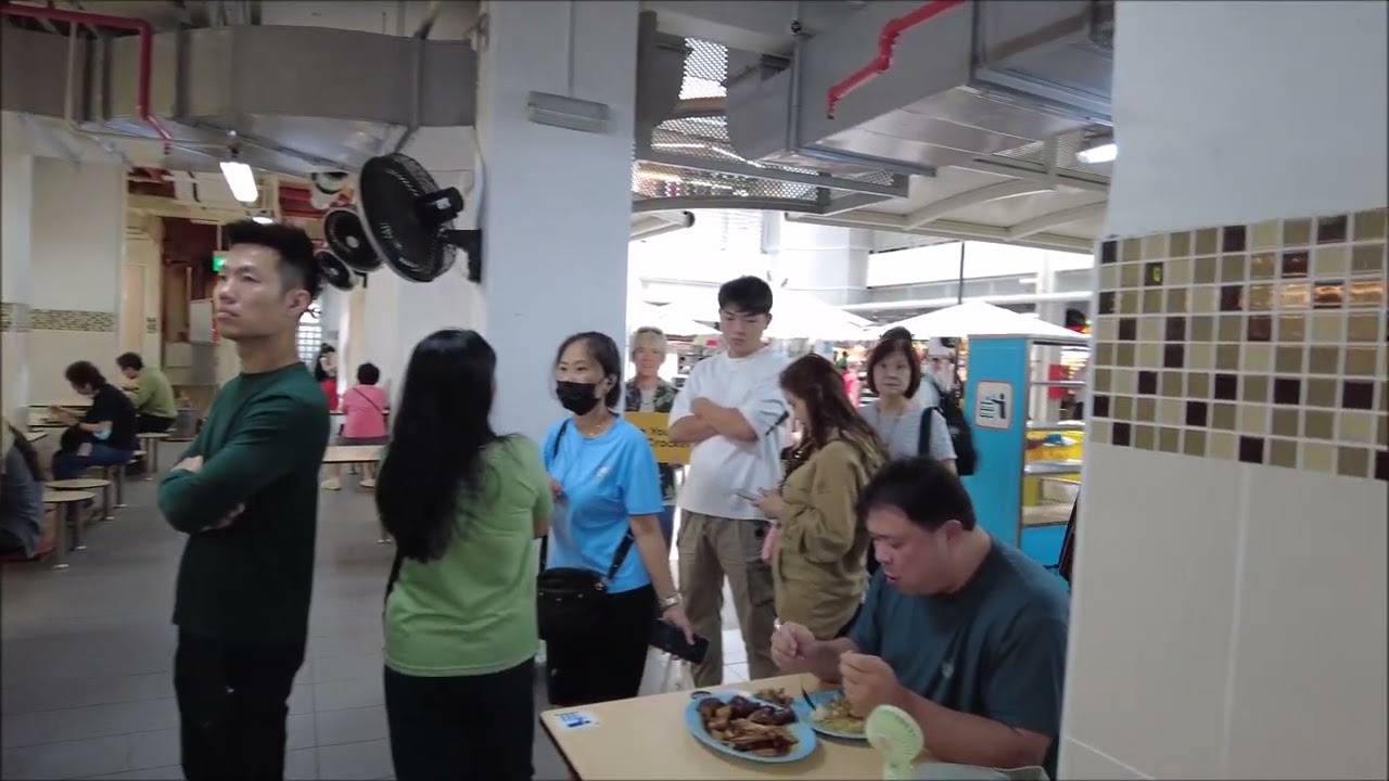 People's Park Food Centre. Most popular stalls.