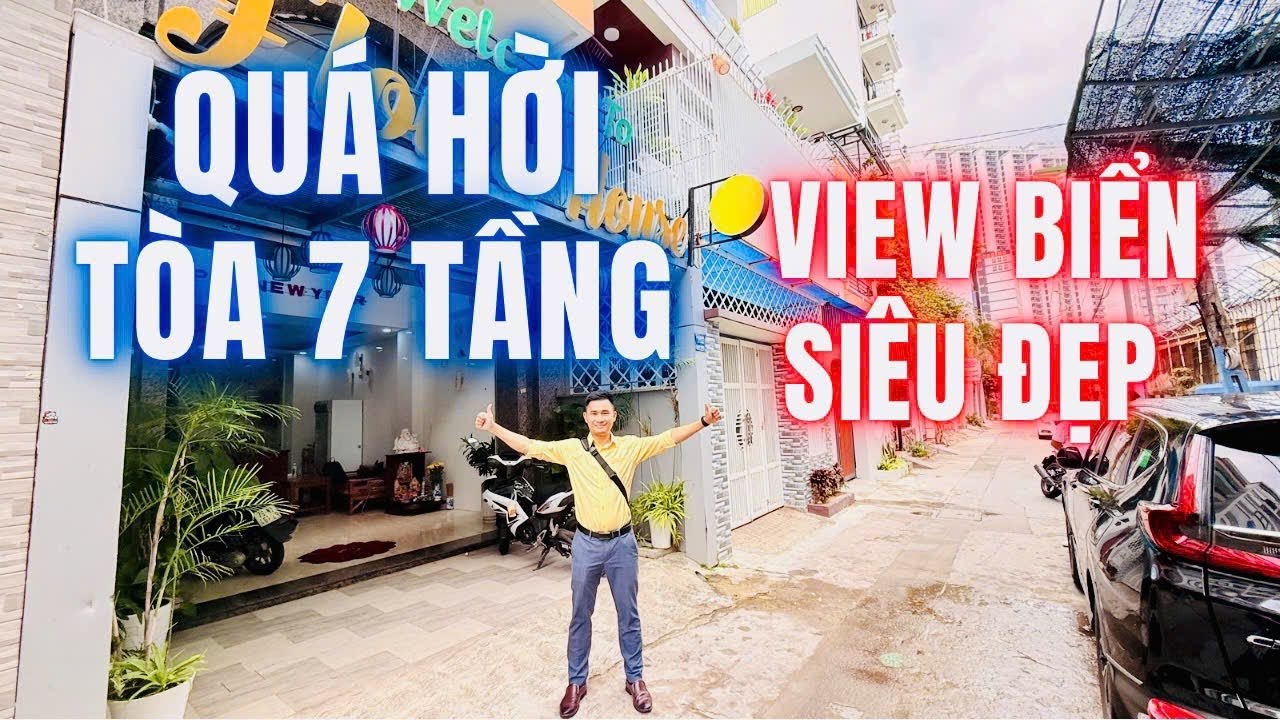 💥Quá Hời ! Tòa căn hộ 7 tầng view biển Nha Trang còn sót lại duy nhất giá tốt dòng tiền ổn định 490m