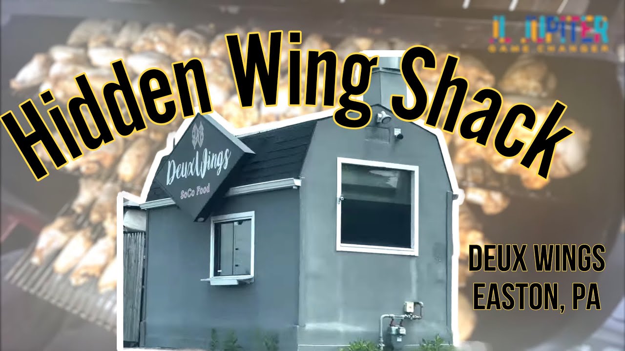 This hidden tiny shack makes Phenomenal wings! Deux wings in Easton, Pa.