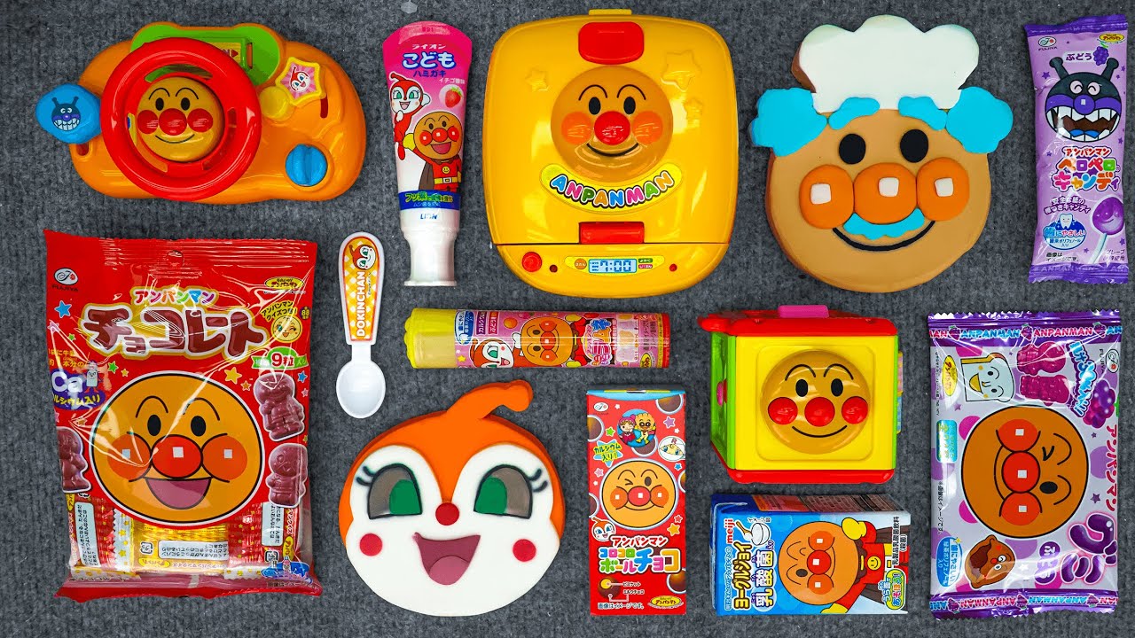 ✨アンパンマンキャンディコレクション🍬🍫開けると気持ちいい🍭お菓子、ソーダ、ASMRおもちゃ😊アンパンマンキャンディ✨
