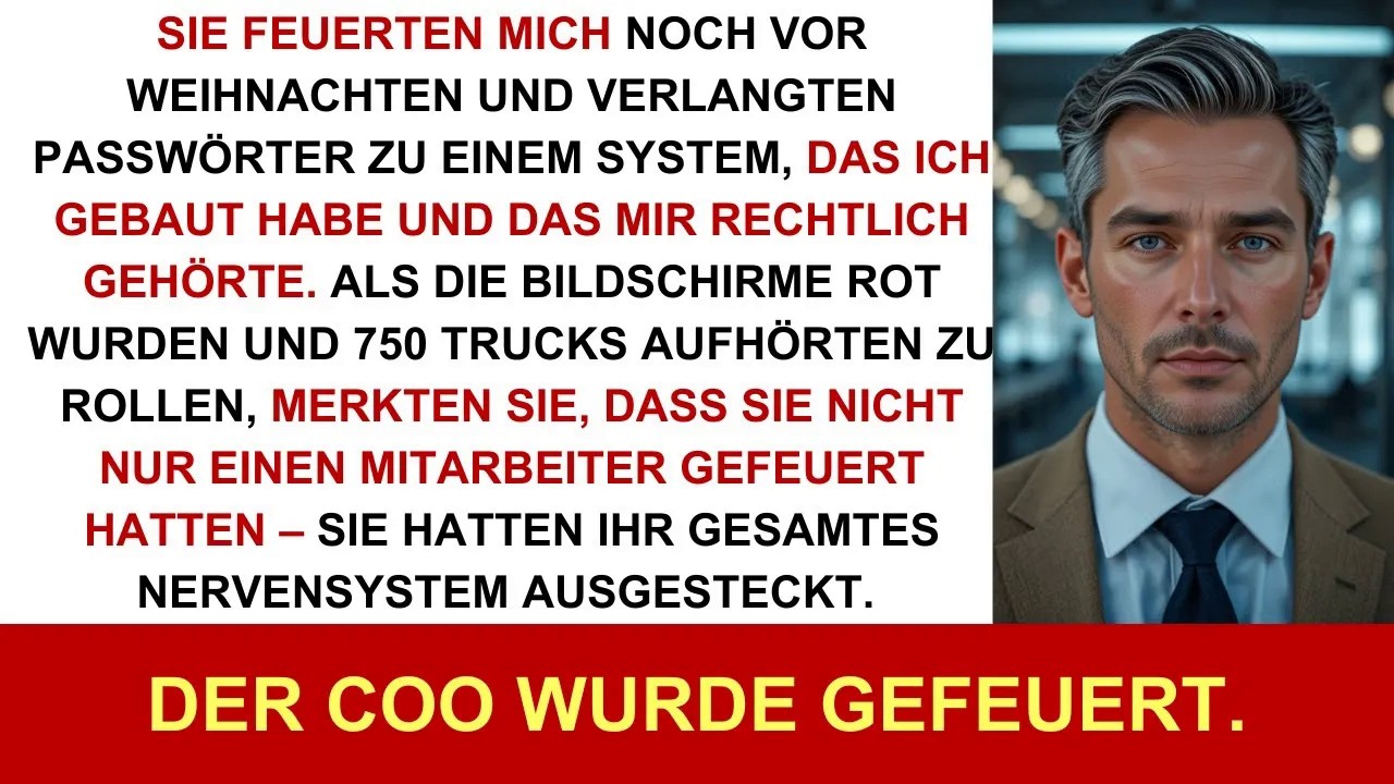 Vor Weihnachten gefeuert： Er weigerte sich, sein selbst gebautes System zu übergeben