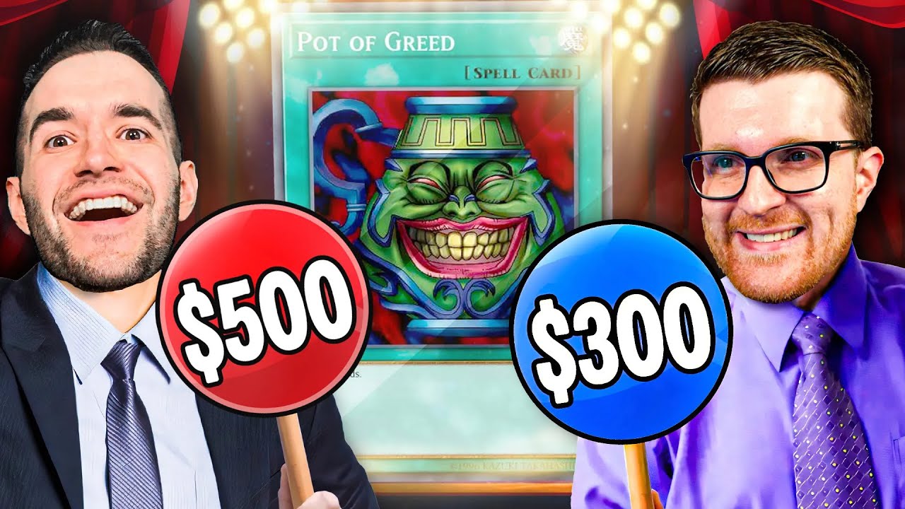 We BID For Yu-Gi-Oh! Cards! Then We Duel!