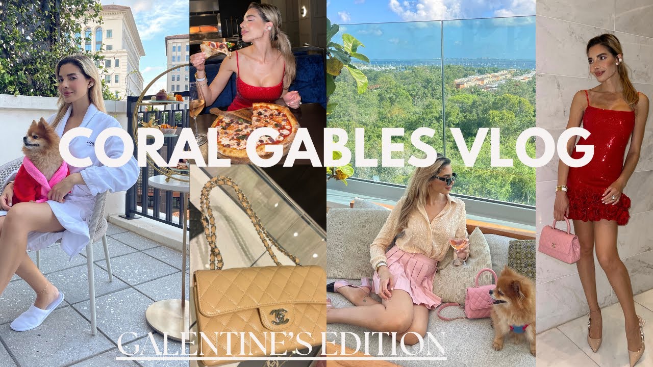 GALENTINE'S DAY VLOG | LOEWS CORAL GABLES STAYCATION & SHOPPING HAUL✨ 💖💕🌴 🛍️ 💳✨🩷🎀❤️🌹💋👛❣️🍰💕💝