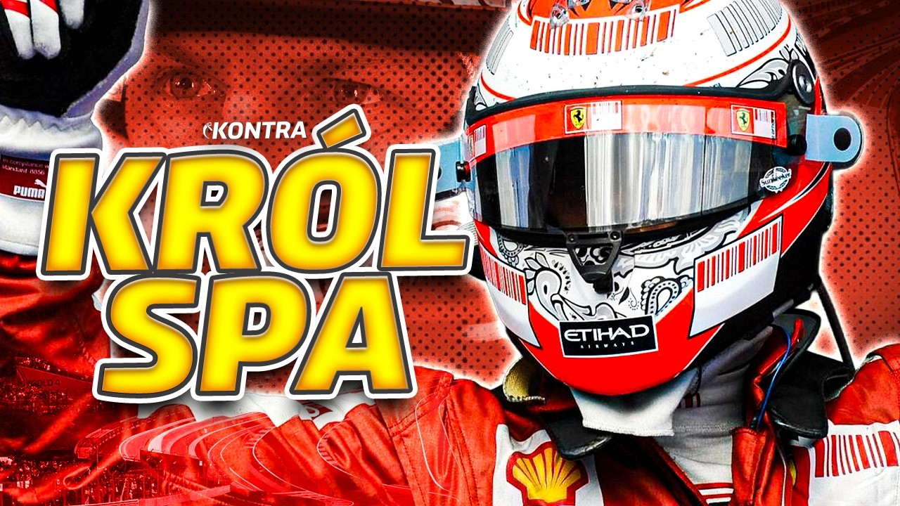 Kimi R&auml;ikk&ouml;nen w Belgii NIE MIAŁ SOBIE R&Oacute;WNYCH