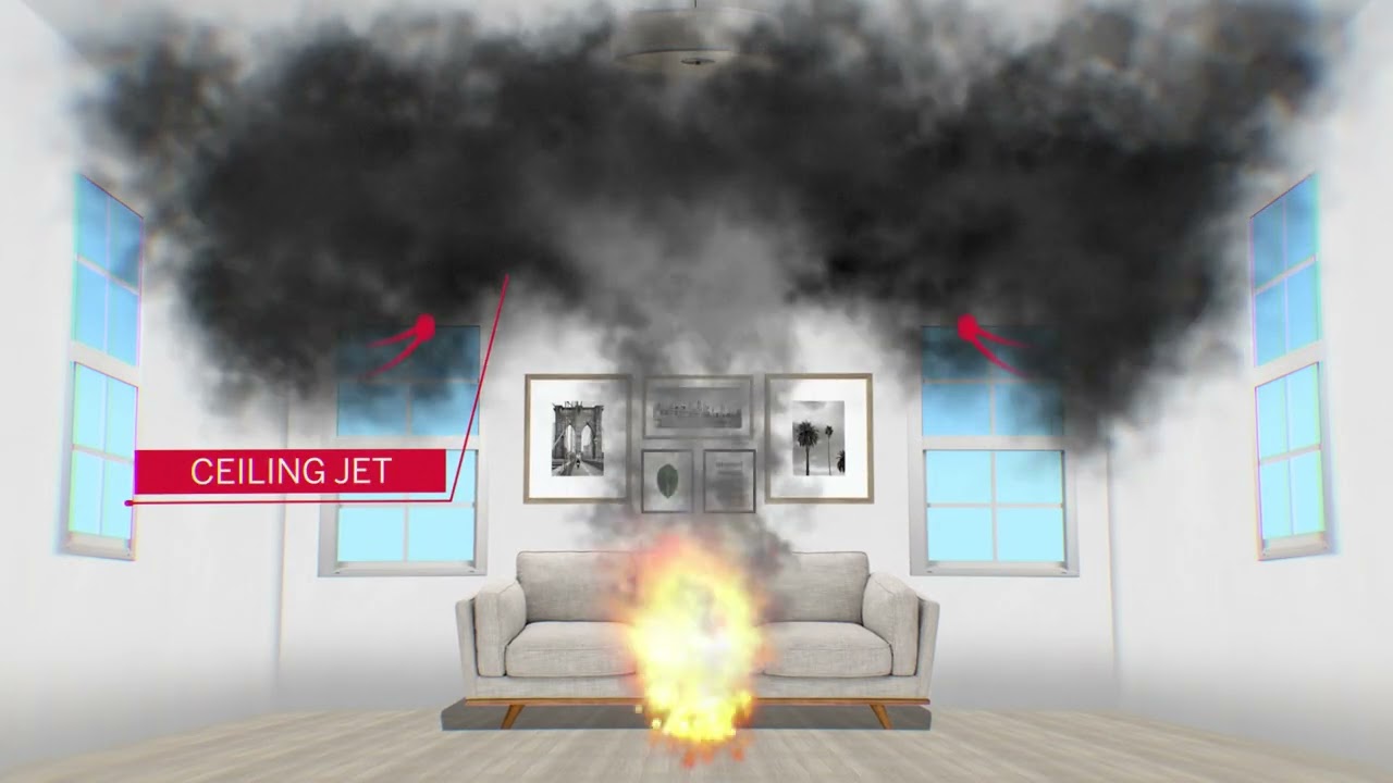 Fire Behavior Inside a Room &ndash; Heat & Smoke Dynamics by Kick Learning