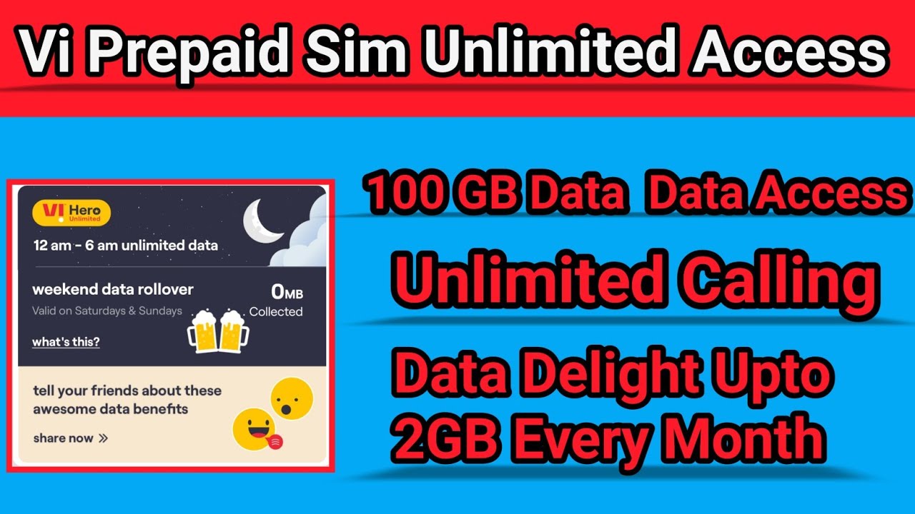 Vi Sim Unlimited Data | Vodafone idea free data trick 2022 | Deep Technical