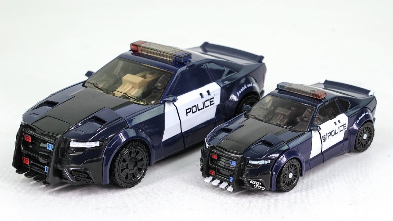 Transformers Movie 5 The Last Knight KO Oversized Barricade Police Car Vehicle Car Robot Toys