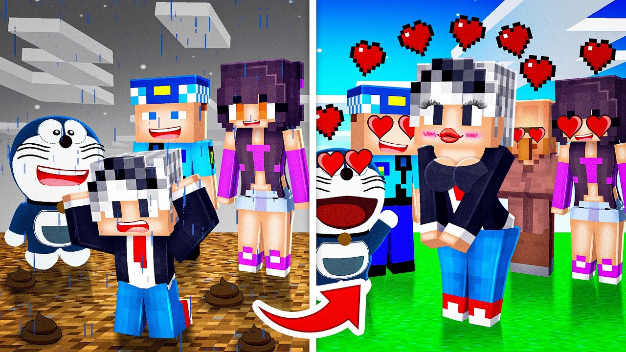 GÜROL KIZ OLUP HERKESİ KENDİNE AŞIK ETTİ - Minecraft