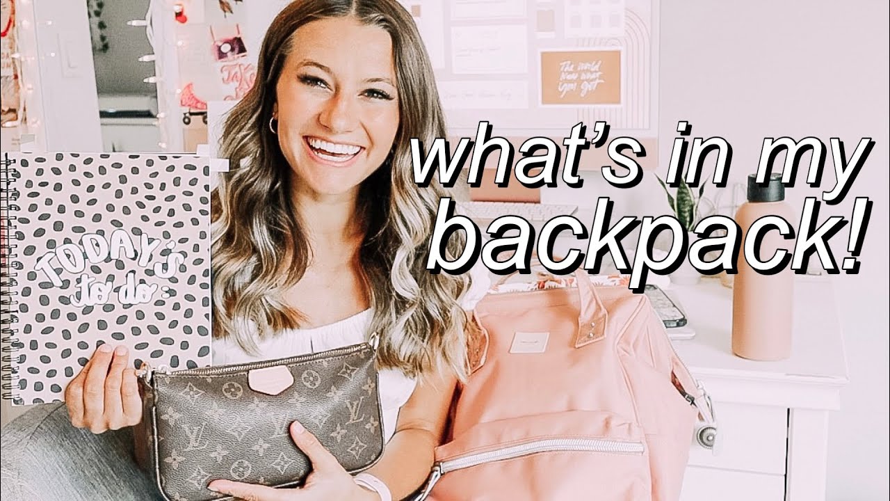 WHAT'S IN MY COLLEGE BACKPACK 2021
