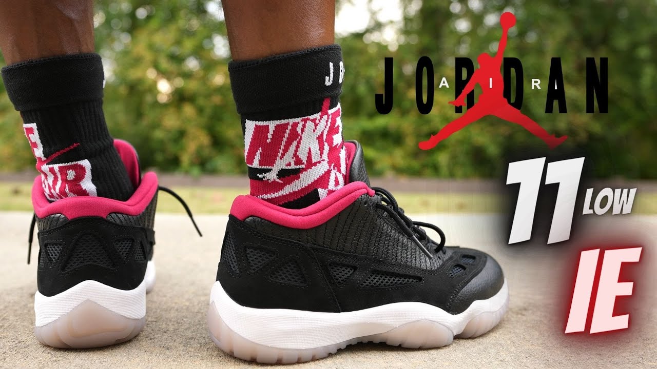 JORDAN 11 LOW IE DETAILED REVIEW & ON FEET W/ LACE SWAPS