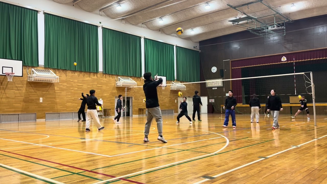 3月16日　バレー　スリピ