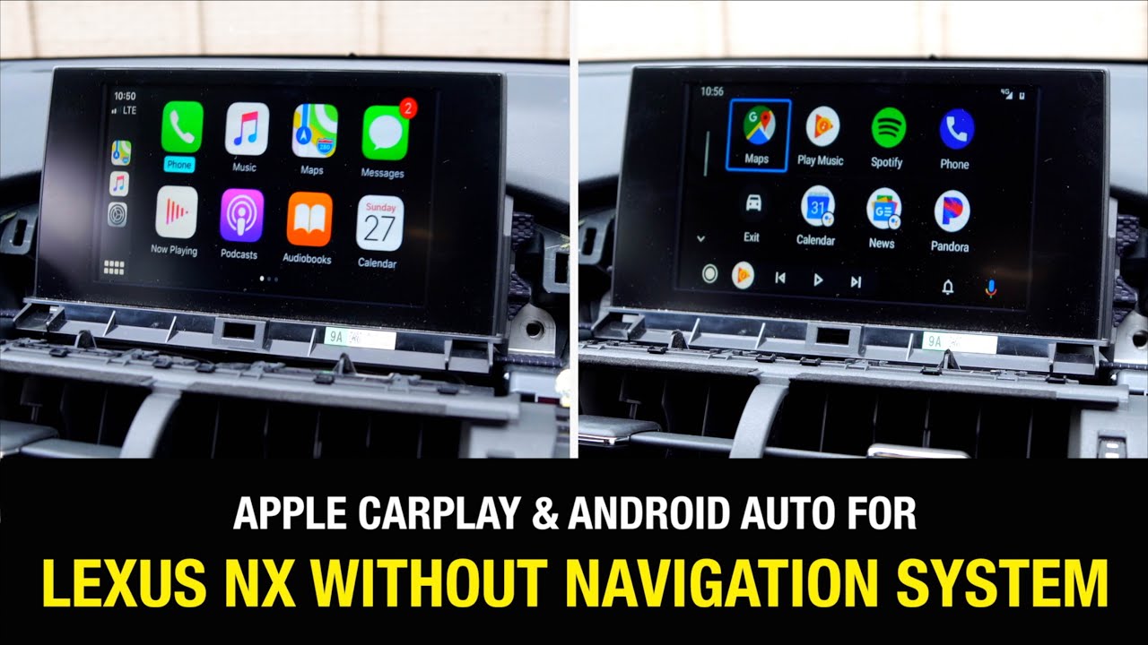 2015-2017 LEXUS NX Without Navigation | Wired Apple CarPlay & Android Auto | Install & Demo