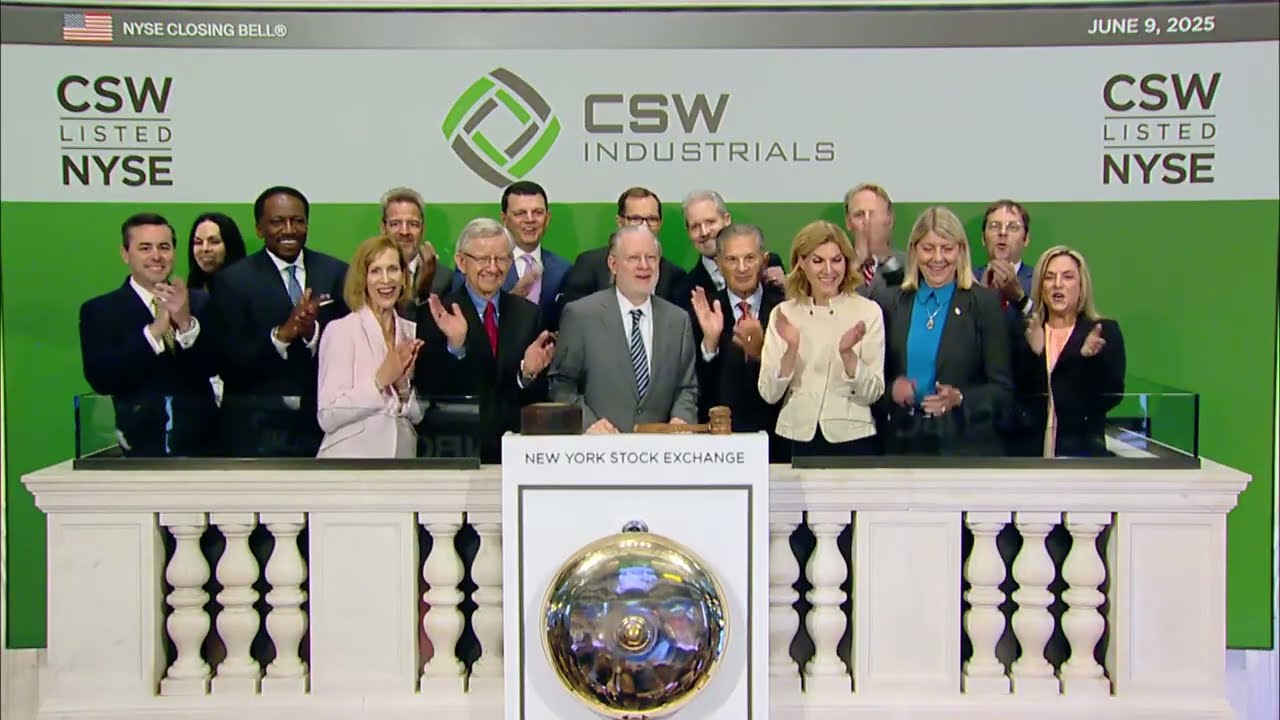 The NYSE welcomes CSW Industrials to celebrate its recent transfer! (NYSE: CSW)
