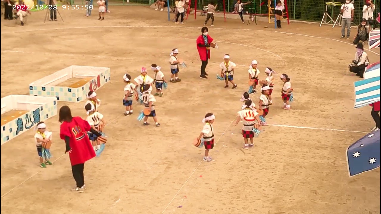 R4滝尾幼稚園　運動会　星組遊戯