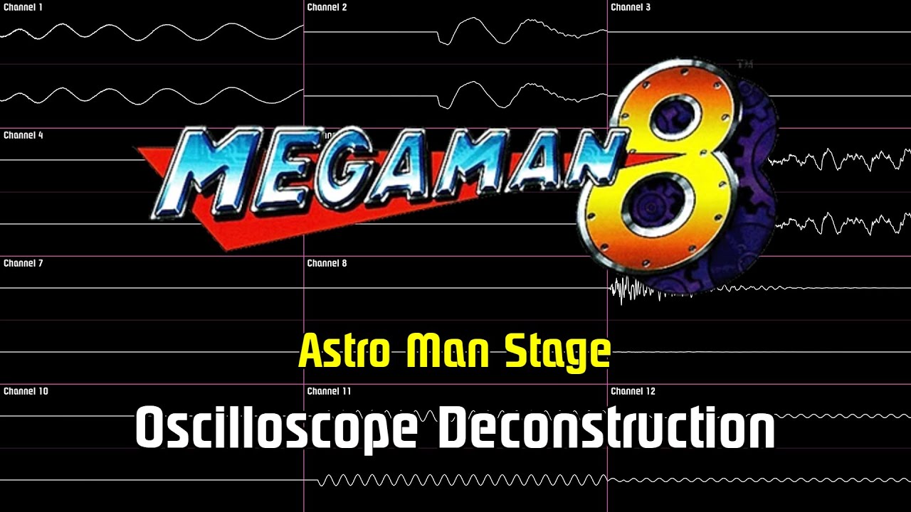 Mega Man 8 (PS1) - Astro Man Stage [Oscilloscope Deconstruction]