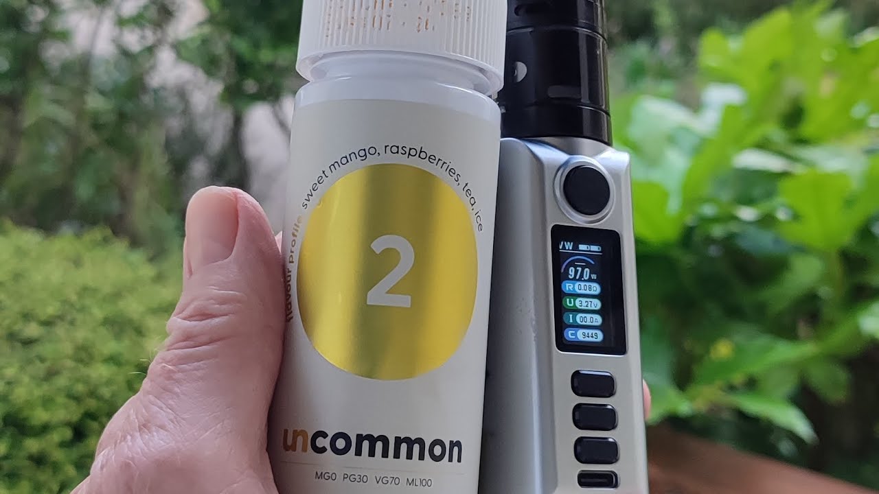 Supergood eliquid and Grimmgreen have teamed together to create a new line UNCOMMON,no 2 today