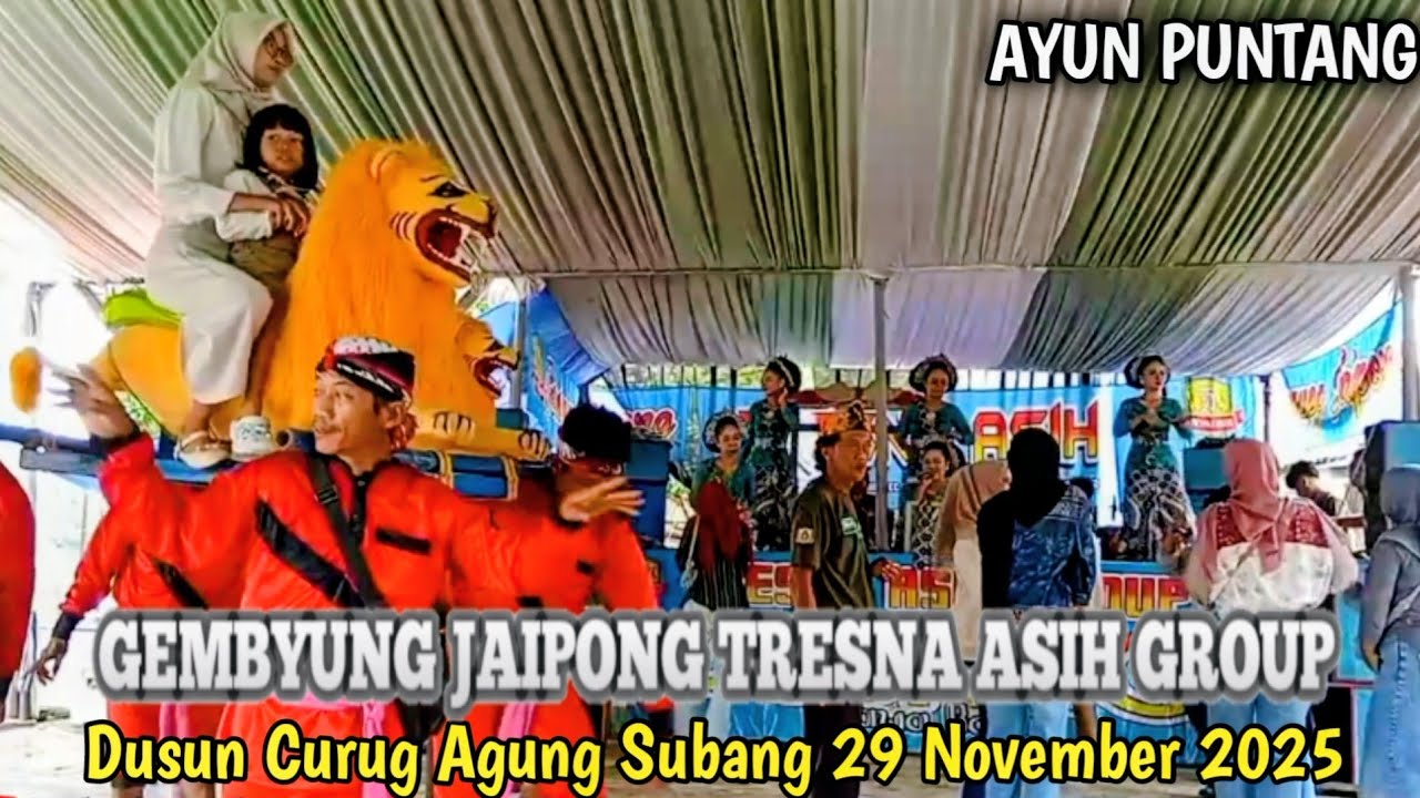 Ayun Puntang Gembyung Jaipong Tresna Asih Group || Dusun Curug Agung Subang 29 November 2025