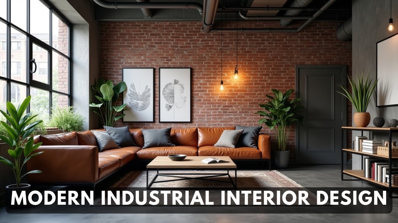 Interior Design & Unfinished Textures | Modern Minimal Industrial  Interior |