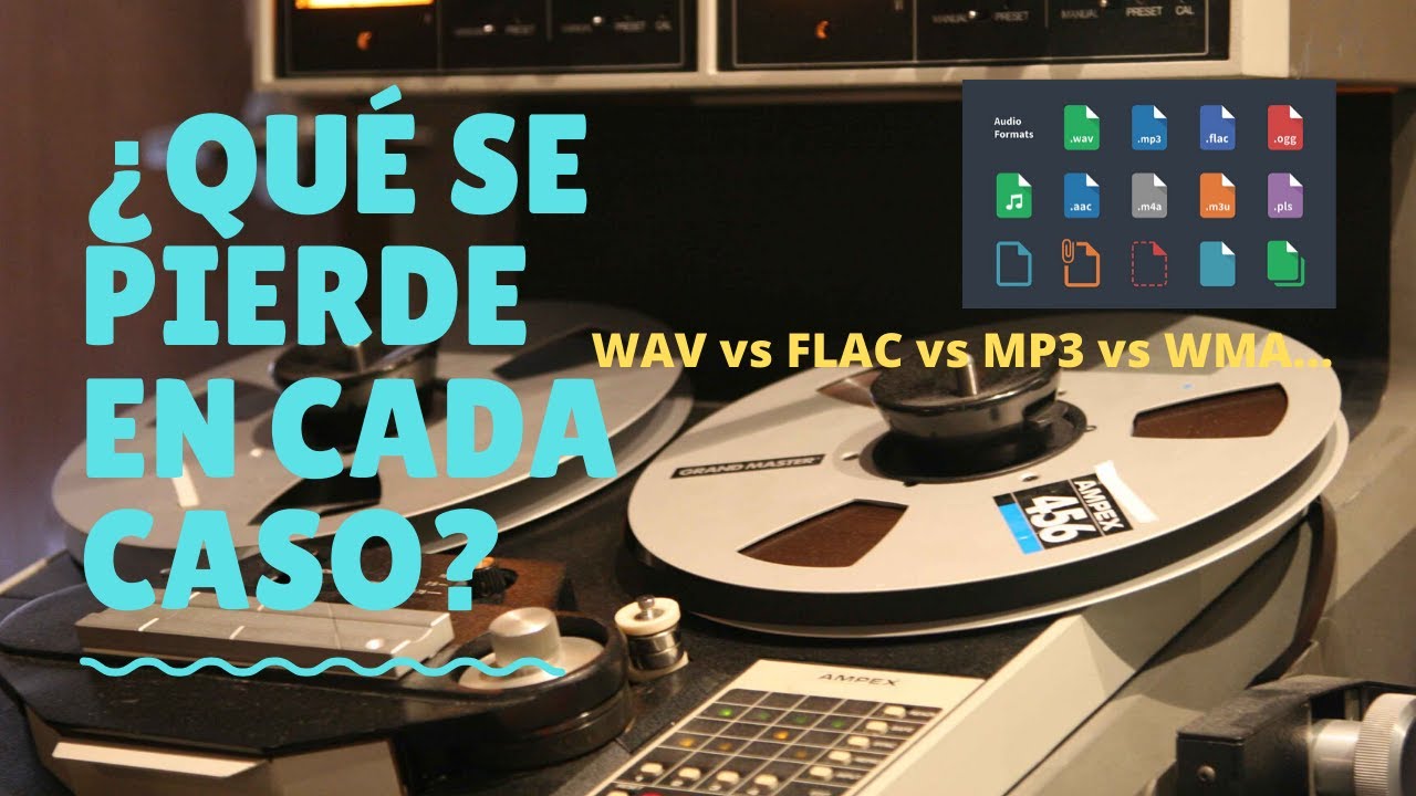 Lo que la Compresión se Llevó... | Wav vs Flac vs Mp3 vs Aiff... 🎧🎵🔊