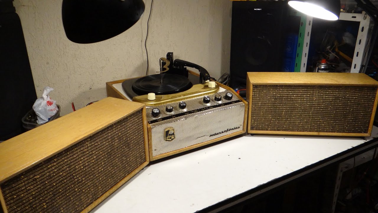 TOCADISCOS TURNTABLE ALFIDE ARGENTINA 1957 REVIEW 2021 RESTAURACION P1, P2 Y P3