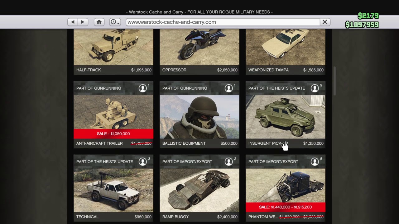 GTA online rant #3 warstock cache & carry