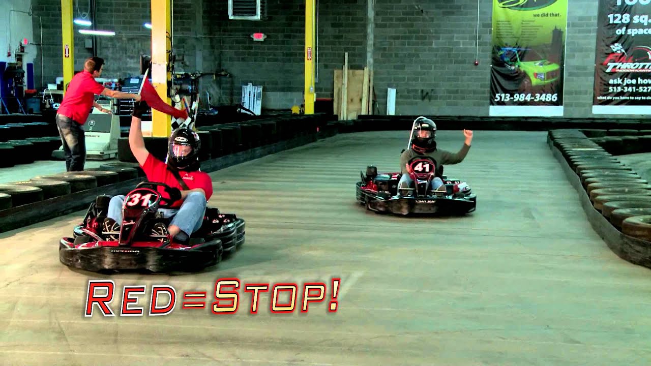 Full Throttle Indoor Karting Safety Flags
