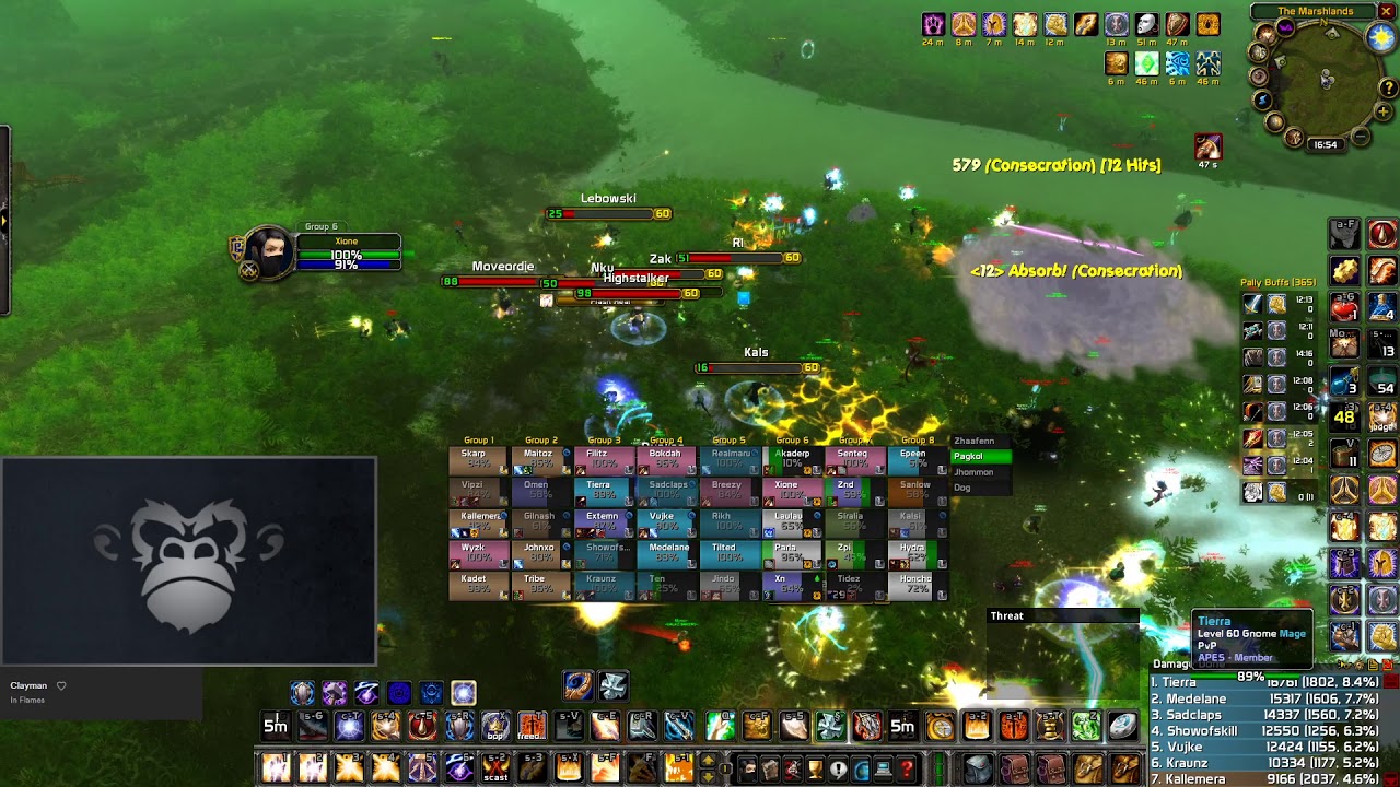 APES AND SALAD BAKERS VS HORDE (CRATER)