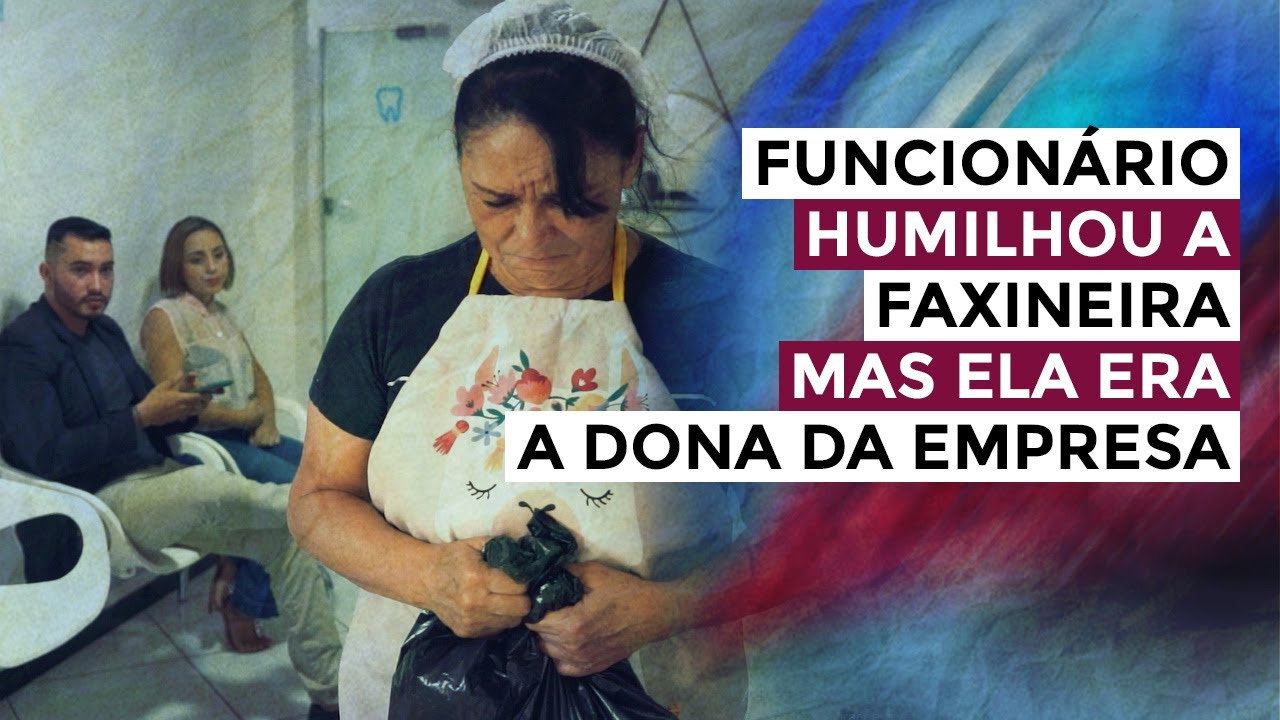 Funcionário humilha faxineira sem saber que era a dona da empresa