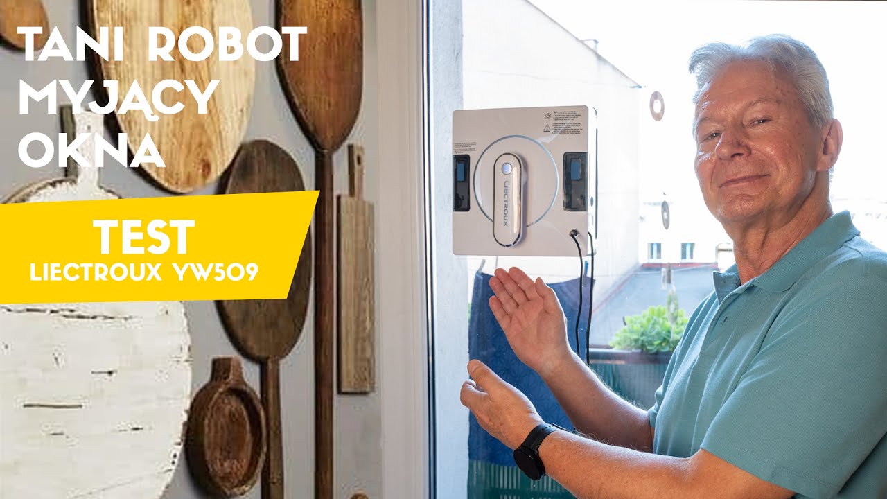 Robot myjący okna LIECTROUX YW509 - test bardzo taniego urządzenia do szyb