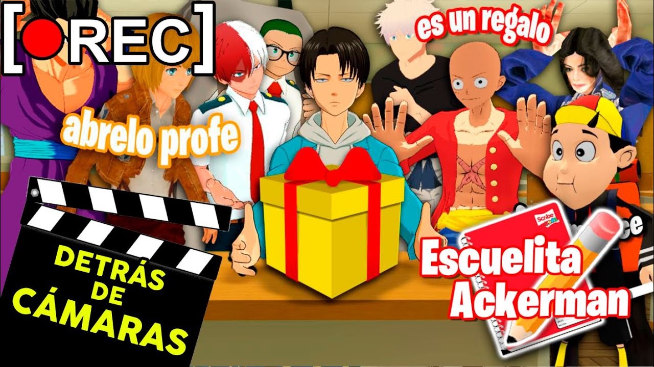 DETRÁS de CÁMARAS en La Escuelita Ackerman con Levi 11 | VRCHAT