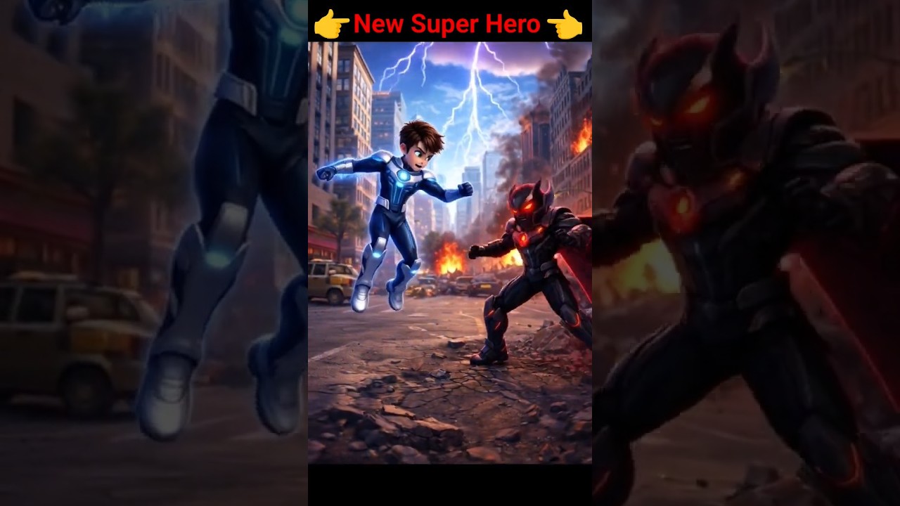 ZenX Vs Darkron |New super hero|Hulk|spider man| 