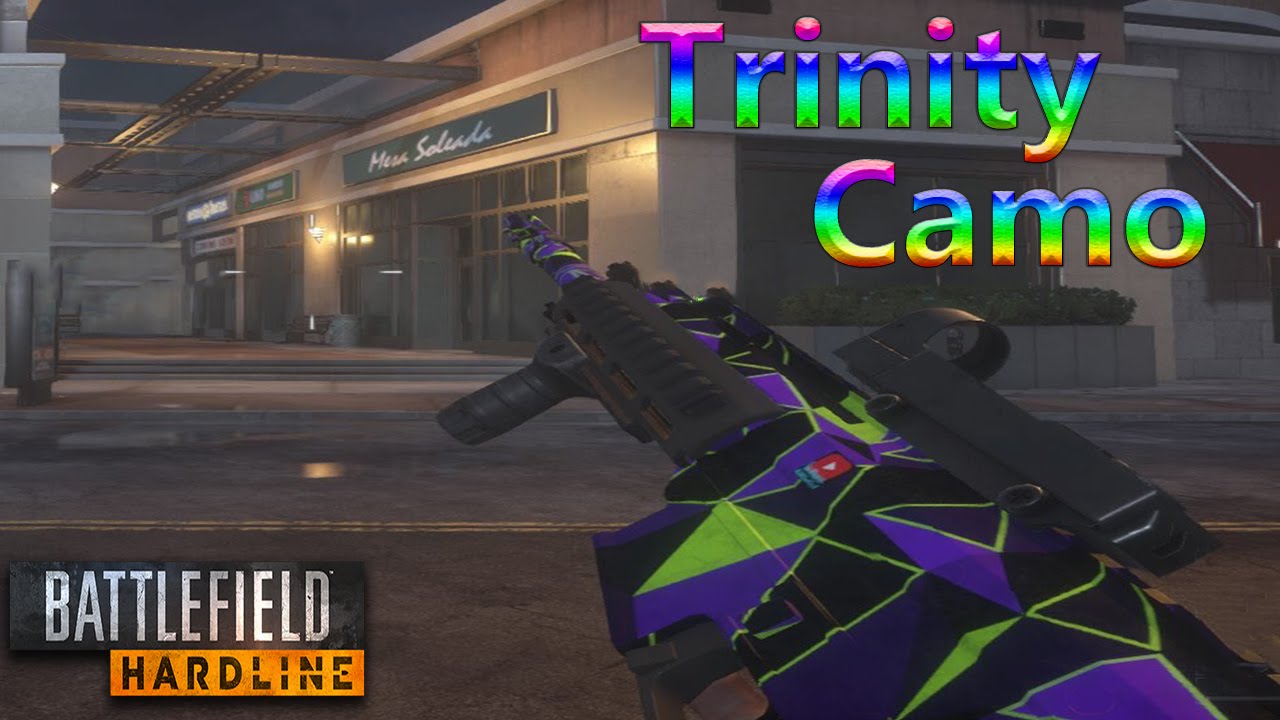 How To Make Code Name Trinity Camo Battlefield Hardline Gun Bench