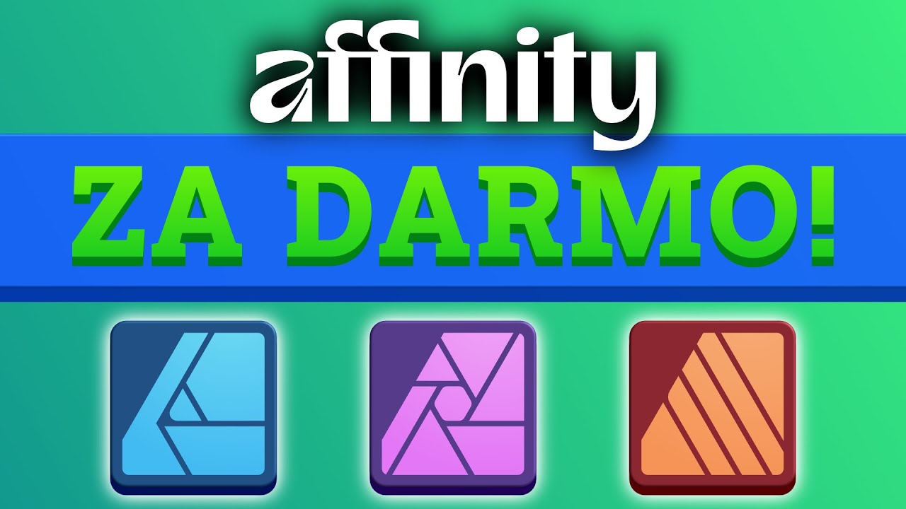 Affinity od teraz ZA DARMO!